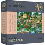 Hit Wooden Puzzle 1000 - Francija - znani kraji