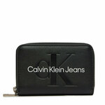 Calvin Klein Jeans Majhna ženska denarnica Zip Around Mono K60K612255 Črna