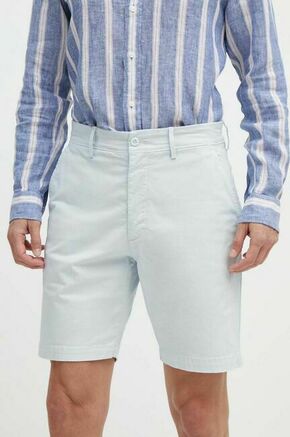 Kratke hlače Pepe Jeans moški - modra. Kratke hlače iz kolekcije Pepe Jeans. Model izdelan iz rahlo elastičnega materiala