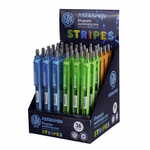 Astra STRIPES, kroglično pero 0,7 mm, modro, stojalo, mešanica barv, 201121003