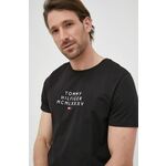 Tommy Hilfiger Majice črna S T-shirt Męski Small Centre
