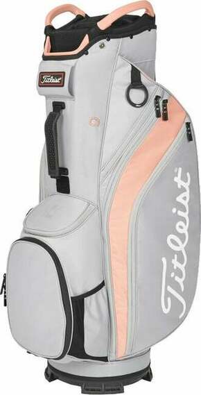 Titleist Cart 14 Grey/Peach Golf torba Cart Bag