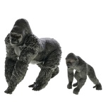 Zoolandia gorila samec/samica z mladiči 5,5-10,5cm