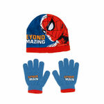 Disney fantovski modri komplet kape in rokavic Spiderman SM14790