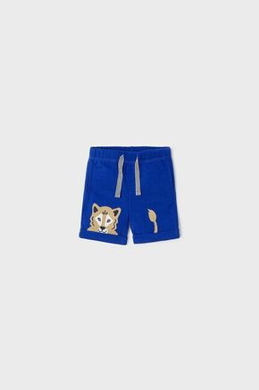 Otroške kratke hlače Mayoral mornarsko modra barva - mornarsko modra. Otroški kratke hlače iz kolekcije Mayoral. Model izdelan iz pletenine.