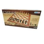Igra šah leseni 3 v 1 Unikatoy, 34 x 34 cm
