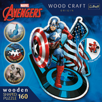 Trefl Wood Craft Origin Puzzle Intrepid Captain America 160 kosov