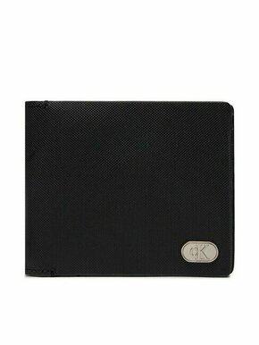 Calvin Klein Velika moška denarnica Textured Bifold K50K511474 Črna