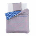 Modra podaljšana posteljnina za zakonsko posteljo iz mikrovlaken 200x220 cm Marine - AmeliaHome