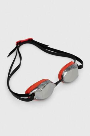 Plavalna očala Nike Legacy črna barva - črna. Plavalna očala iz kolekcije Nike. Model z lečami z zrcalno prevleko.