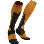 Compressport Ski Mountaineering Full Socks Autumn Glory/Black T4 Tekaške nogavice