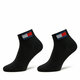 Nogavice Tommy Hilfiger 2-pack črna barva - črna. Nogavice iz kolekcije Tommy Hilfiger. Model izdelan iz enobarvnega materiala. V kompletu sta dva para.