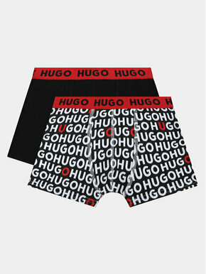 Hugo Set 2 parov boksaric G00124 S Črna