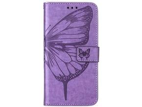 Chameleon Samsung Galaxy S22+ - Preklopna torbica (WLGO-Butterfly) - vijolična