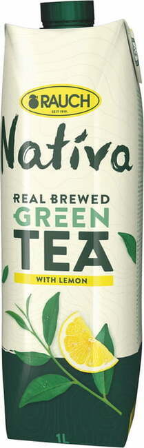Rauch Nativa zeleni čaj z limono - Tetra Pak - 1 l