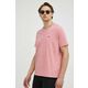 Bombažna kratka majica Levi's roza barva - roza. Kratka majica iz kolekcije Levi's. Model izdelan iz tanke, elastične pletenine. Izjemno mehek material.