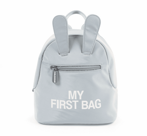 Childhome Otroški nahrbtnik My First Bag siva