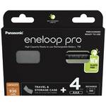Eneloop pro BK-4HCDEC4BE AAA/micro 930mAh, baterija Ni-MH, 4 kos/kos + škatla za baterije