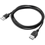 shumee Akyga AK-USB-07 podaljševalni kabel 2x USB A 2.0 vtič - vtičnica M/Ž 1,8 m