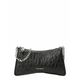 Torbica Karl Lagerfeld črna barva - črna. Majhna torbica iz kolekcije Karl Lagerfeld. Model na zapenjanje, izdelan iz kombinacije naravnega usnja in ekološkega usnja.