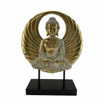 NEW Okrasna Figura DKD Home Decor 25 x 8 x 33 cm Črna Zlat Buda Orientalsko