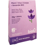 "biolù Tekoče milo v sivki v prahu - 25 g"