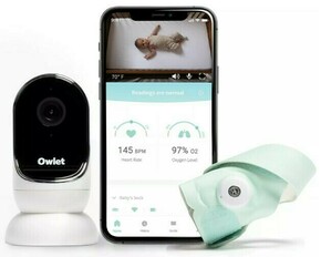 Kamera OWLET Owlet Smart Sock 3 in Owlet Cam 2 - svetlo zelena