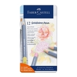 Faber-Castell Akvarelne barvice Goldfaber Aqua Pastel v pločevinasti škatli, 12 barv