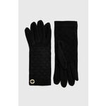 Rokavice Granadilla ženske, črna barva - črna. Rokavice iz kolekcije Granadilla. Model izdelan iz tanke, enobarvne pletenine.