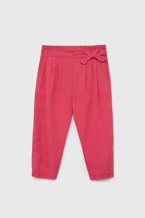 Otroške hlače Birba&amp;Trybeyond roza barva - roza. Otroški Hlače iz kolekcije Birba&amp;Trybeyond. Model izdelan iz enobarvne tkanine. Visokokakovosten