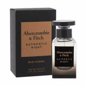 Abercrombie &amp; Fitch Authentic Night 50 ml toaletna voda za moške