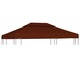 Streha za paviljon 2-delna 310 g/m² 4x3 m terakota