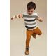 Otroški pulover s primesjo volne Mayoral oranžna barva - oranžna. Otroške Pulover iz kolekcije Mayoral. Model z okroglim izrezom, izdelan iz vzorčaste pletenine. Izjemno udoben material.