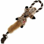 Igrača Dog Fantasy Skinneeez veverica z vrvjo 35 cm