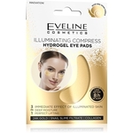 Eveline Cosmetics Gold Illuminating Compress hidrogel maska za predel okoli oči s polžjim ekstraktom 2 kos