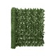 VIDAXL Balkonsko platno s temno zelenim listjem 500x100 cm