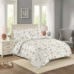 Bela bombažna posteljnina za zakonsko posteljo/podaljšana 200x220 cm Nora – Cotton House