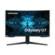 Samsung C27G75TQSP monitor, 2560x1440, HDMI, Display port, USB