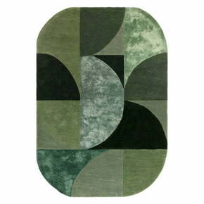 Temno zelena volnena preproga 160x230 cm Forest – Asiatic Carpets
