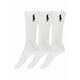 Polo Ralph Lauren Set 3 parov unisex visokih nogavic 449858064001 Bela