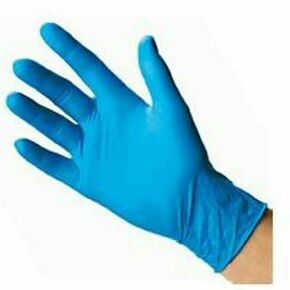 Rokavice za enkratno uporabo modra xs 100 kosov nitril