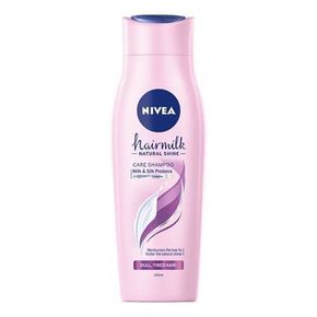 Nivea Hairmilk Natural Shine šampon z mlečnimi in svilenimi proteini za lase brez leska