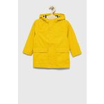 Otroška jakna GAP rumena barva - rumena. Otroški jakna iz kolekcije GAP. Nepodložen model, izdelan iz gladke tkanine.