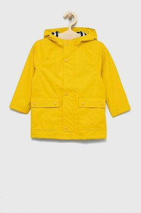 Otroška jakna GAP rumena barva - rumena. Otroški jakna iz kolekcije GAP. Nepodložen model
