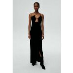 Obleka Undress Code črna barva - črna. Obleka iz kolekcije Undress Code. Oprijet model, izdelan iz enobarvnega materiala.
