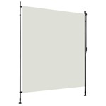 vidaXL Zunanje rolo senčilo 200x270 cm krem
