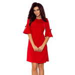Numoco Ženska obleka 217-1, rdeča, XL