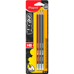 Maped set treh grafitnih svinčnikov Black'peps HB z radirko
