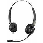 Slušalke Sandberg - USB Office Headset Pro Stereo (USB; mikrofon; 2,1 m kabel; črne)