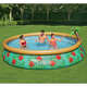 Bestway Napihljiv bazen Fast Set rajske palme 457x84 cm